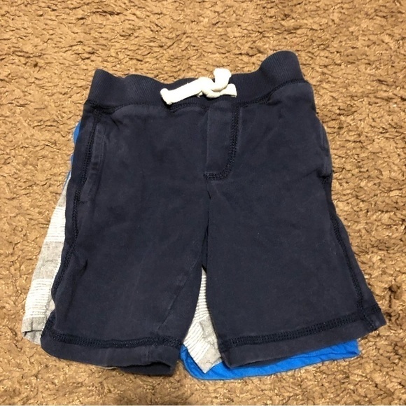 3T Boys Shorts Bundle Cat & Jack Jumping Beans Gray Striped Blue Lot Black - Picture 4 of 7